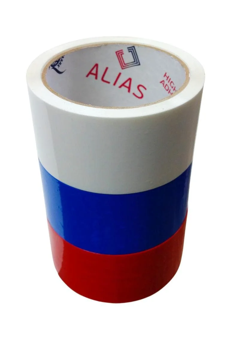 Упаковочный скотч разных цветов